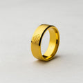 Minimalist Superman Band Ring (golden)