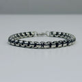 Chrome Box Chain Bracelet