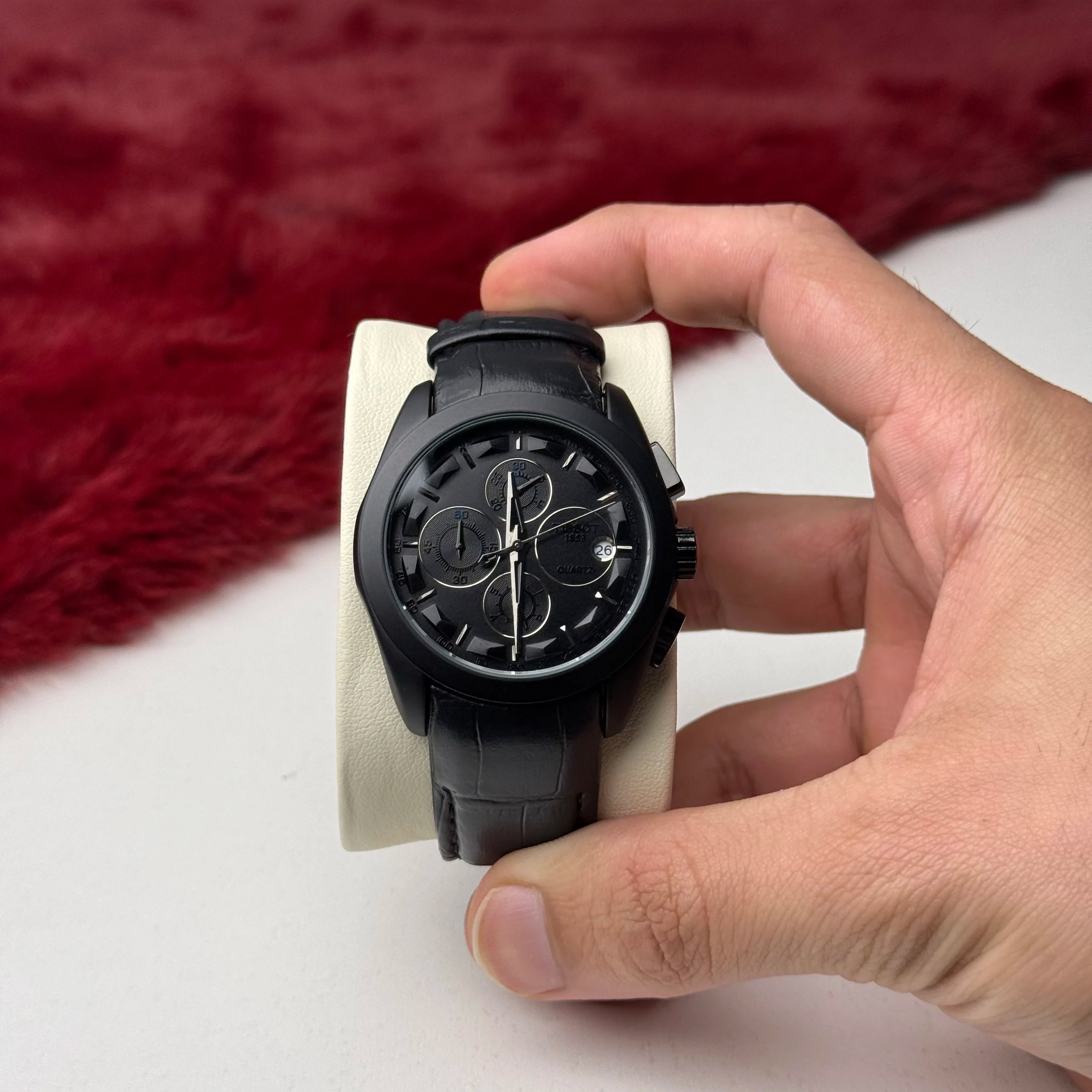 ZEFIRO T-09: Premium Leather Chronograph Series
