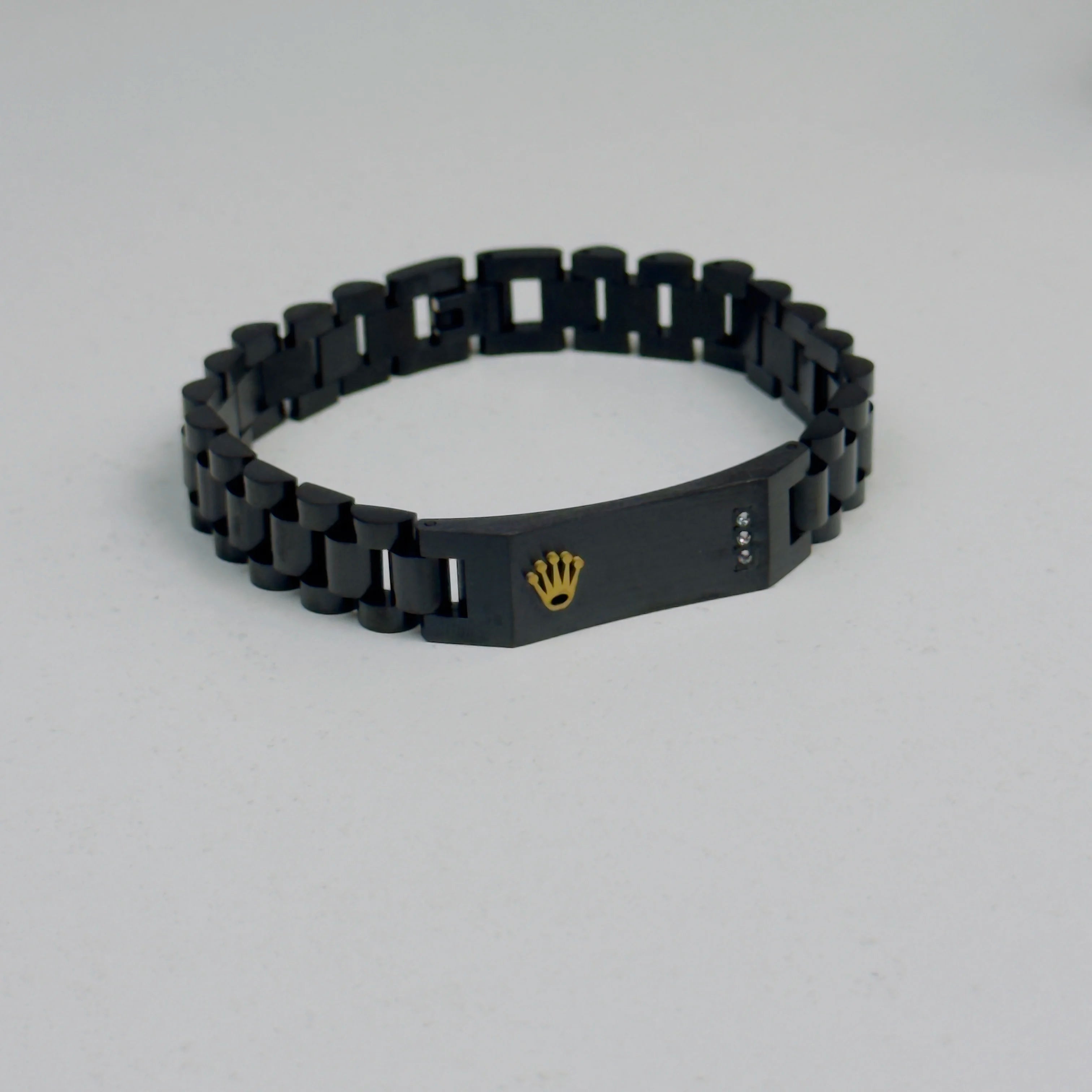 16mm Black RLX Crown Jubilee Bracelet