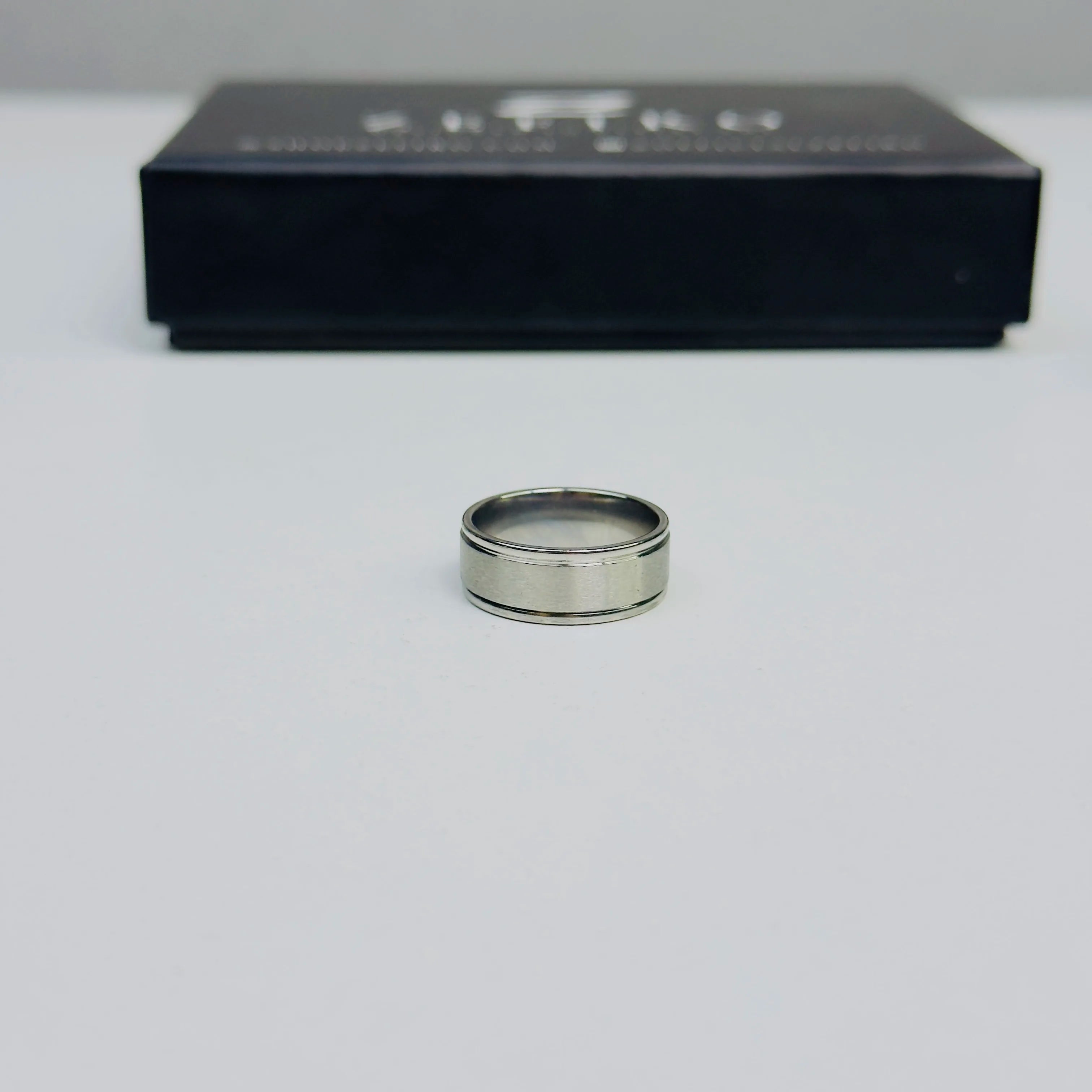 Silver titanium edge ring