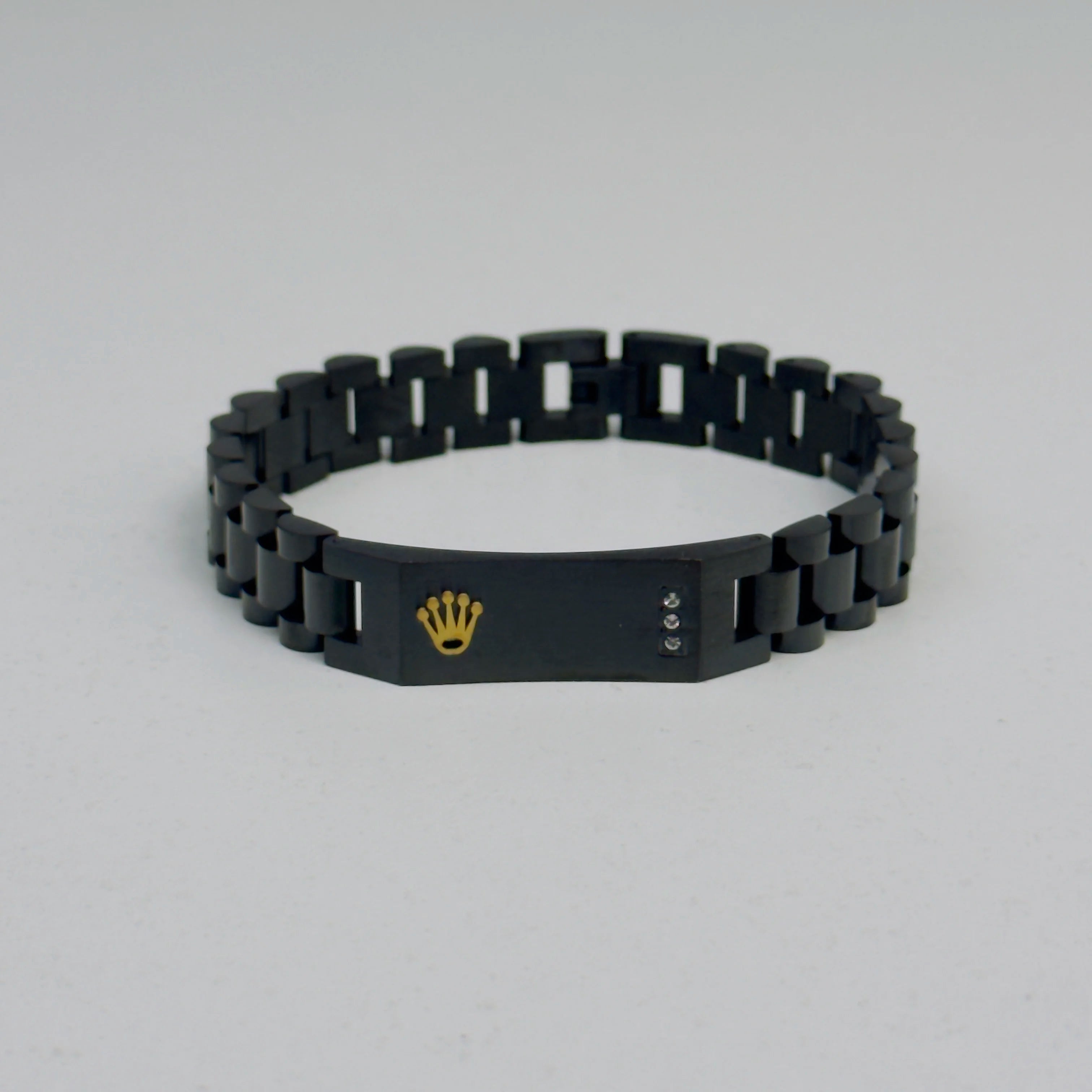 16mm Black RLX Crown Jubilee Bracelet