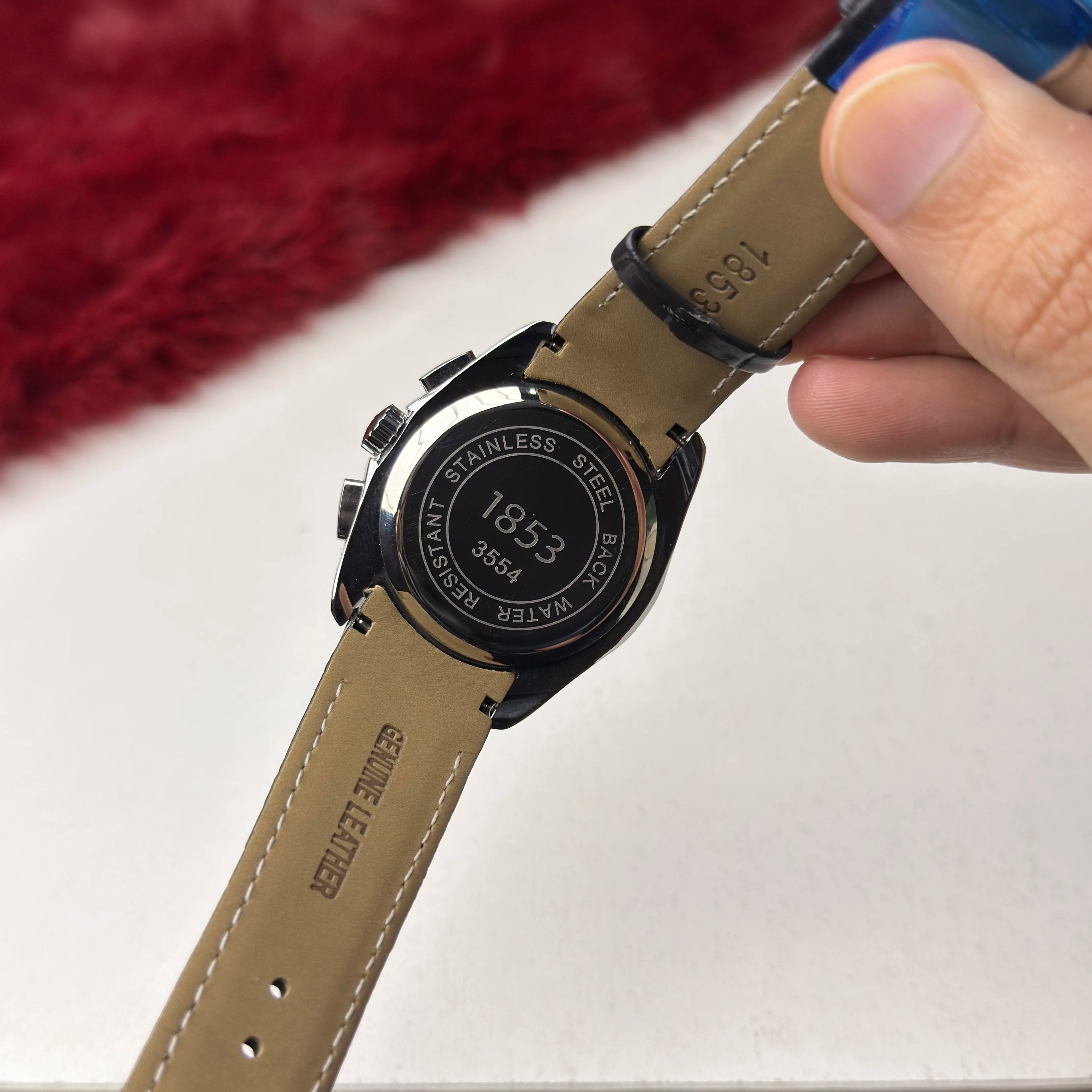 ZEFIRO T-09: Premium Leather Chronograph Series