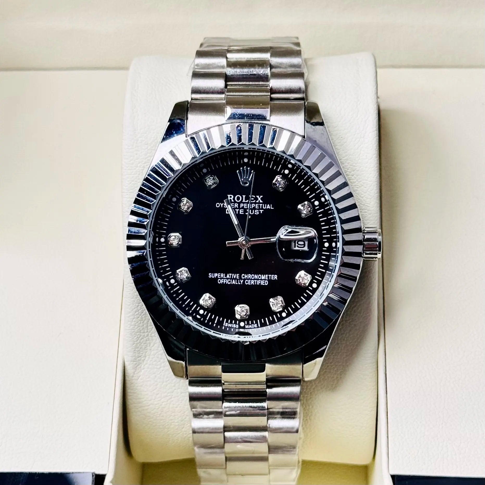 ZEFIRO T-17 RLX DATE-JUST: Premium Integrated Geometric Series