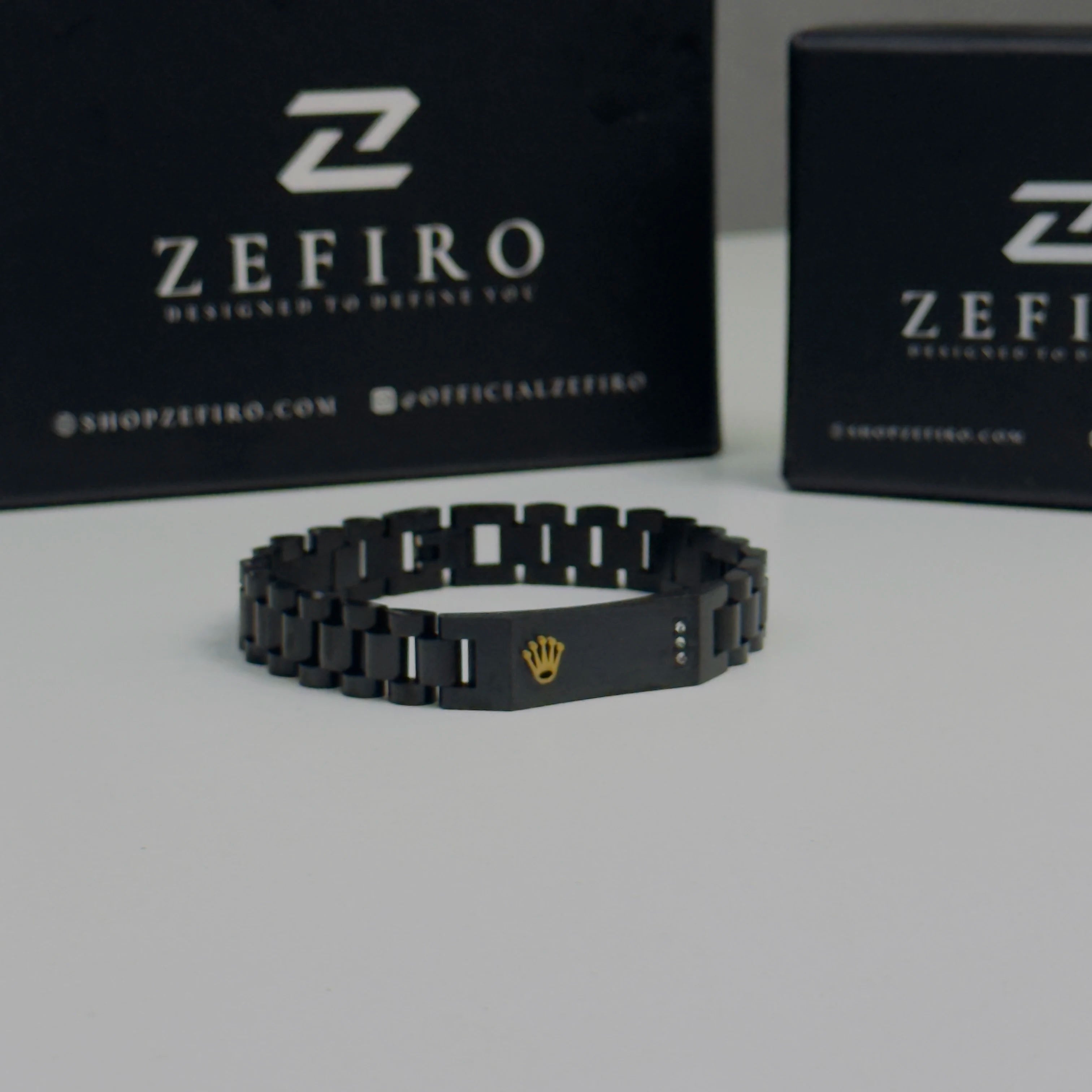 16mm Black RLX Crown Jubilee Bracelet