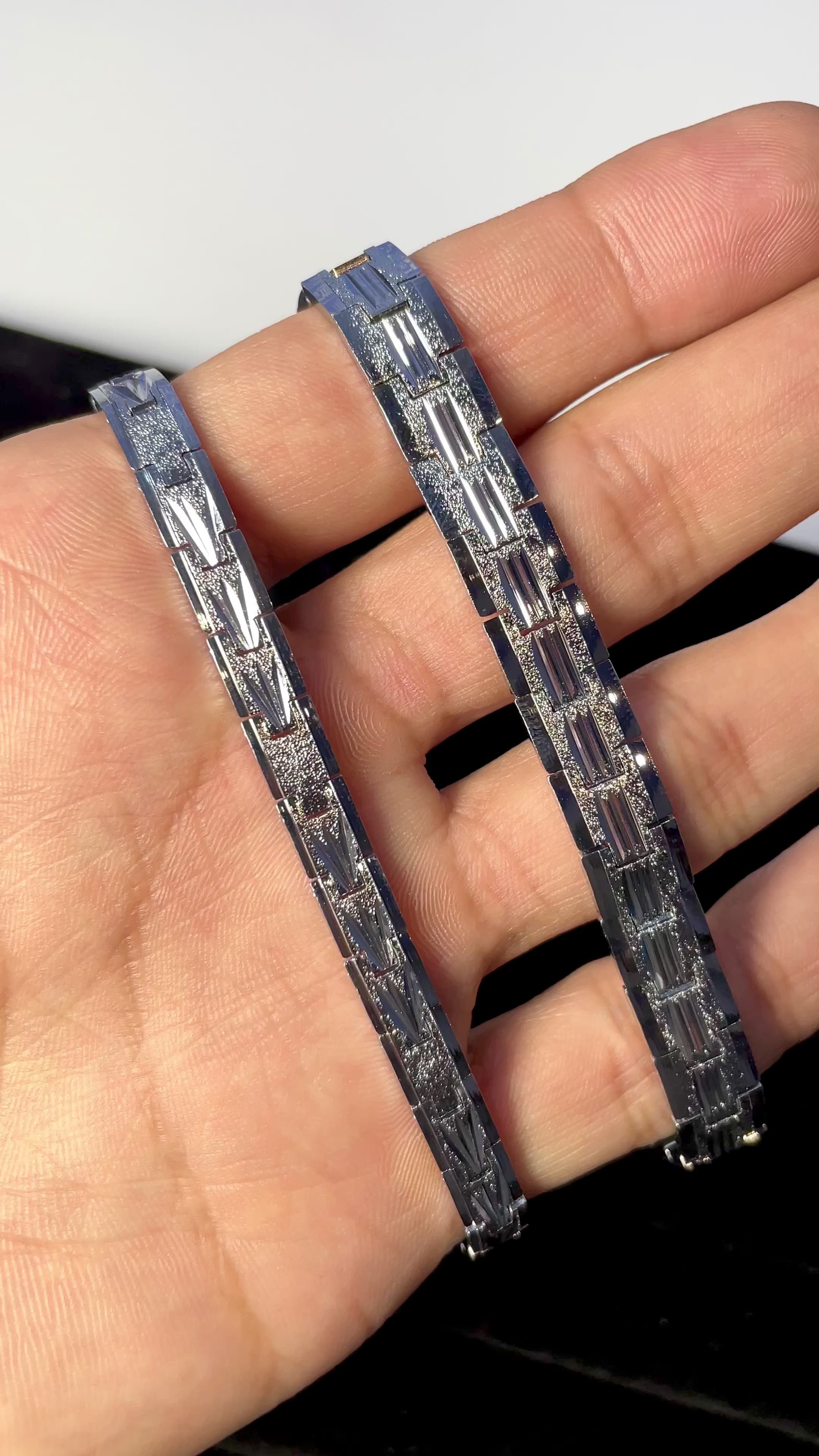 couples pair silver( phantom link for her and royal crest for him)