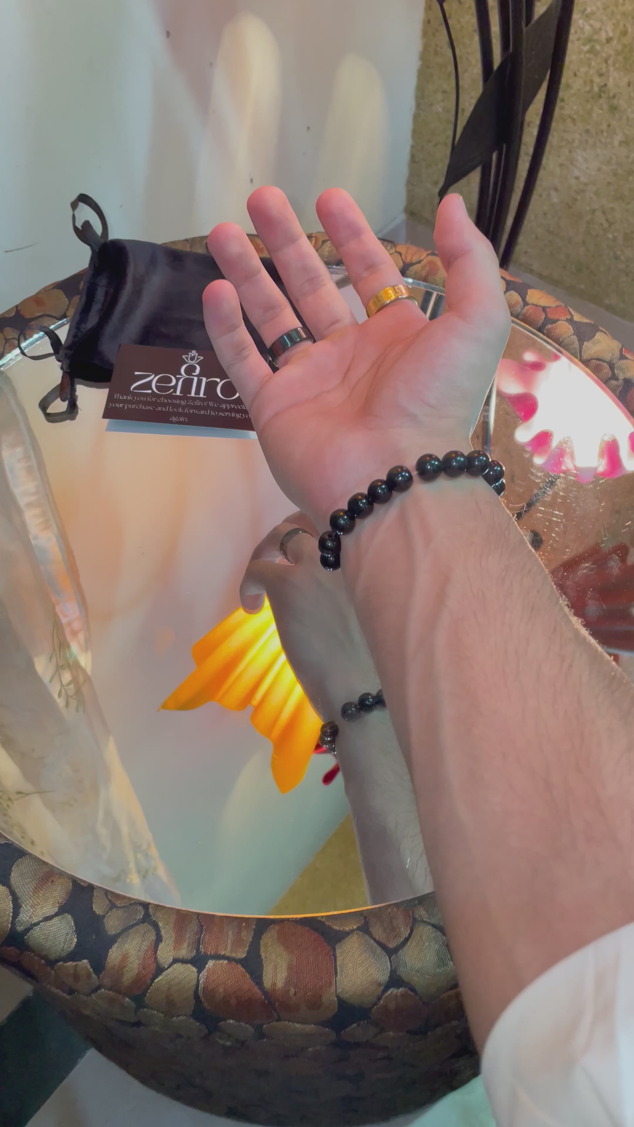 matte black bracelet