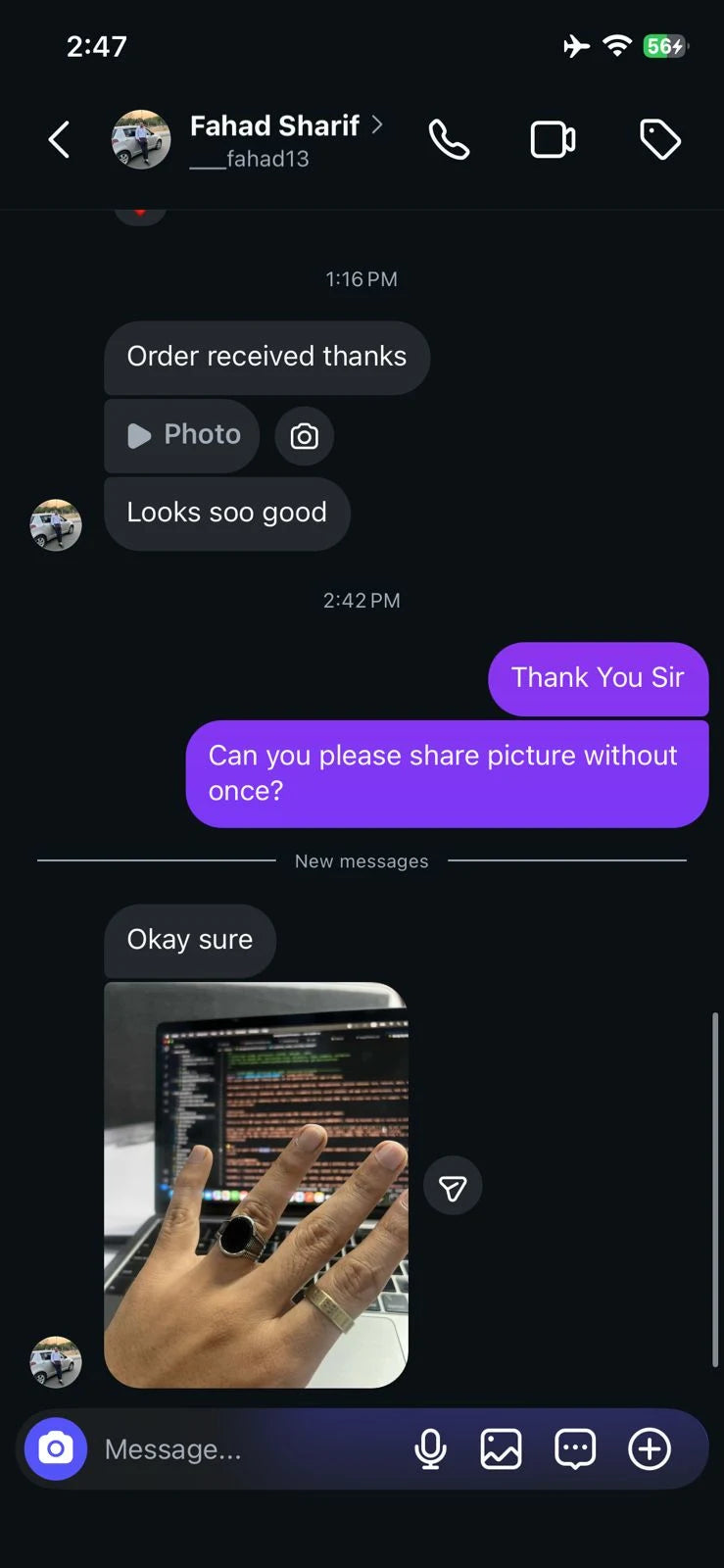 Customer review 1