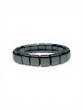Slate Block Hematite Bracelet