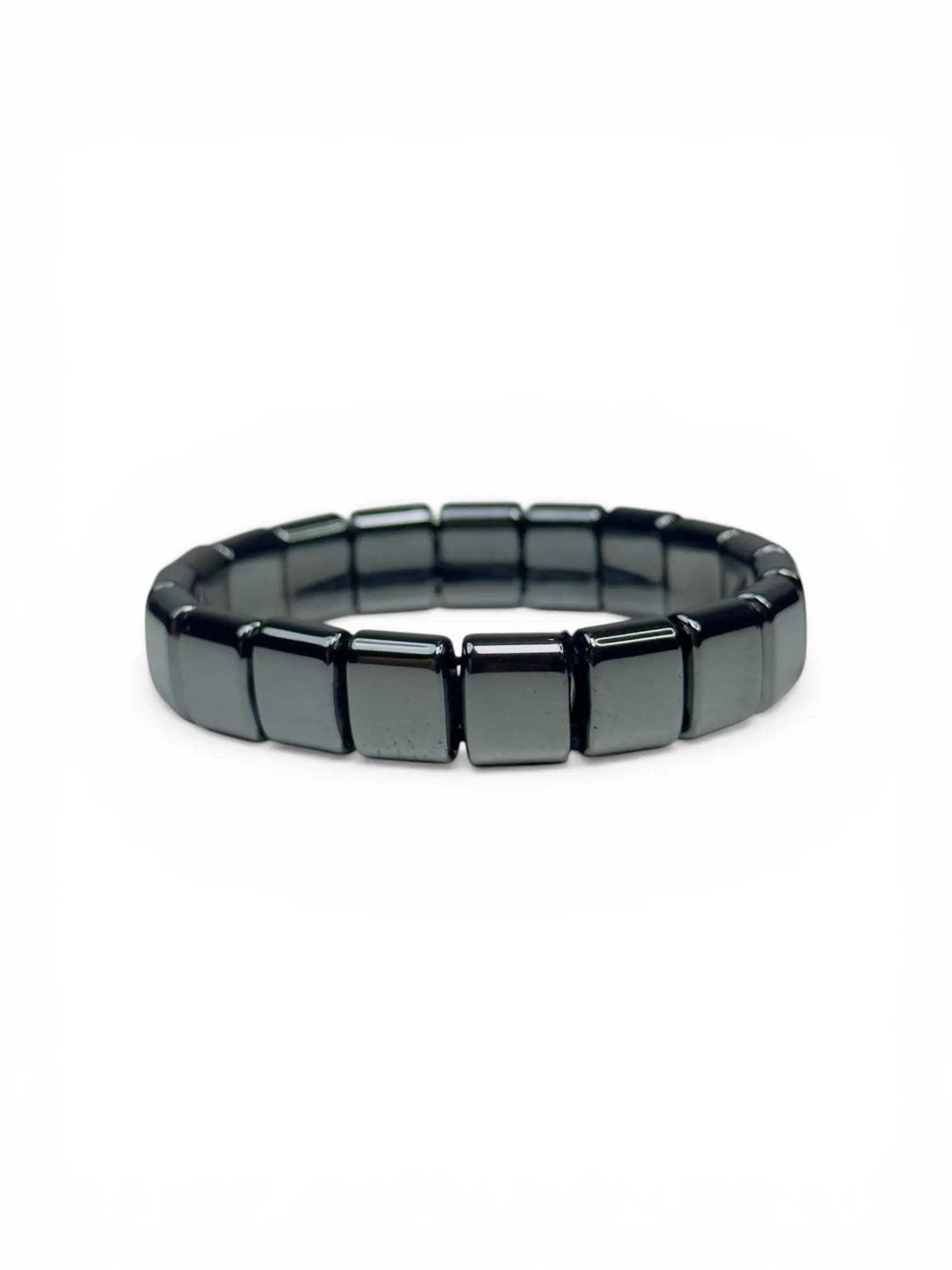 Slate Block Hematite Bracelet