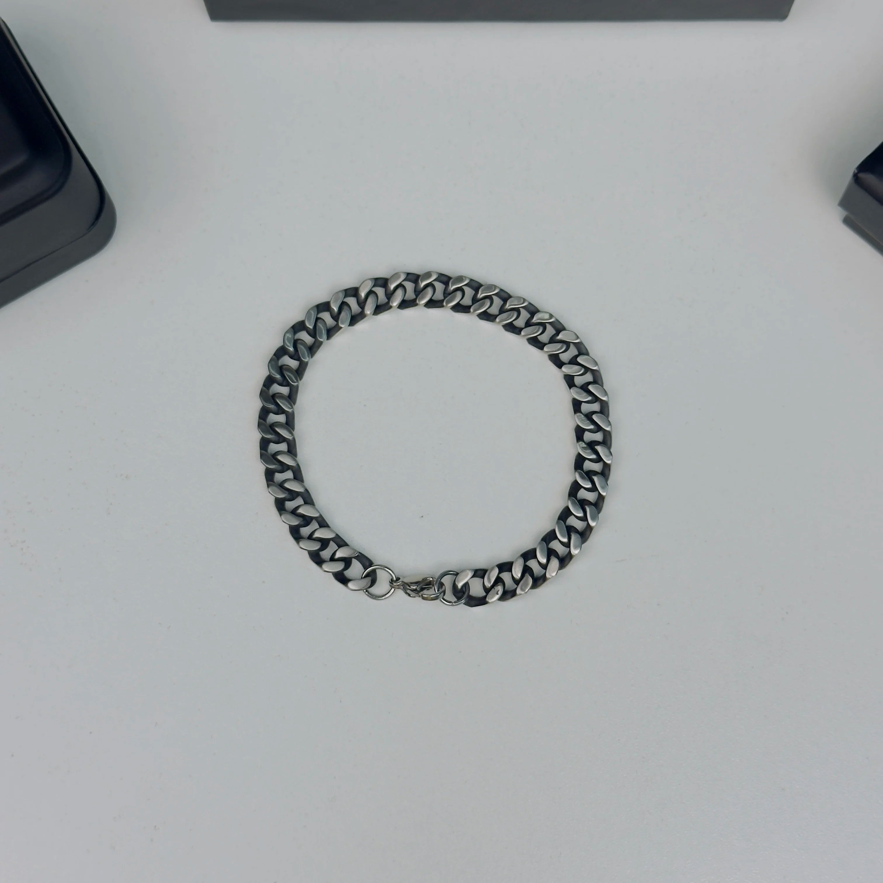 Classic Silver Curb bracelets