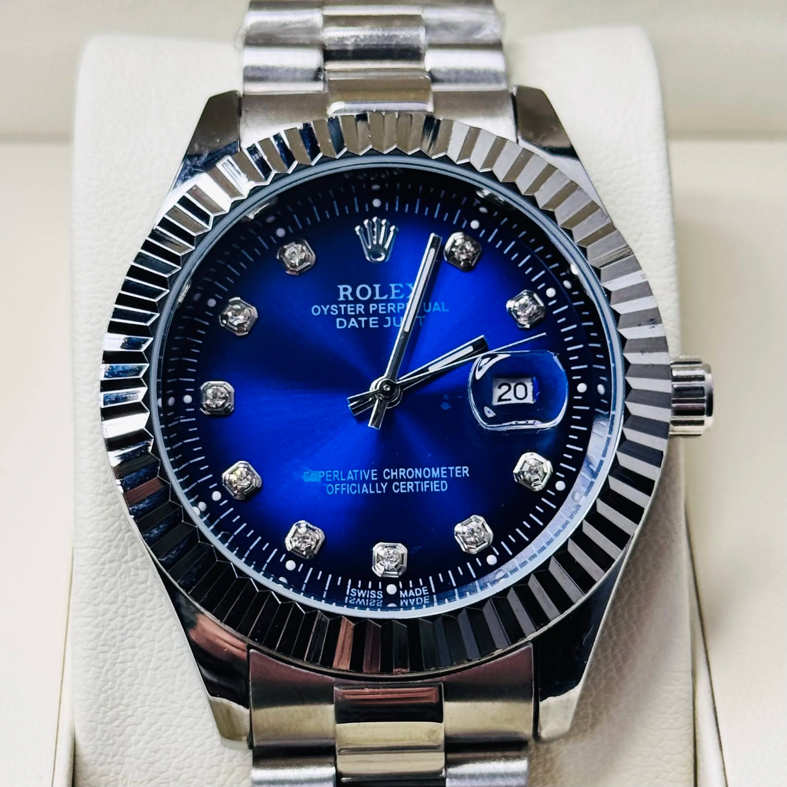 ZEFIRO T-17 RLX DATE-JUST: Premium Integrated Geometric Series