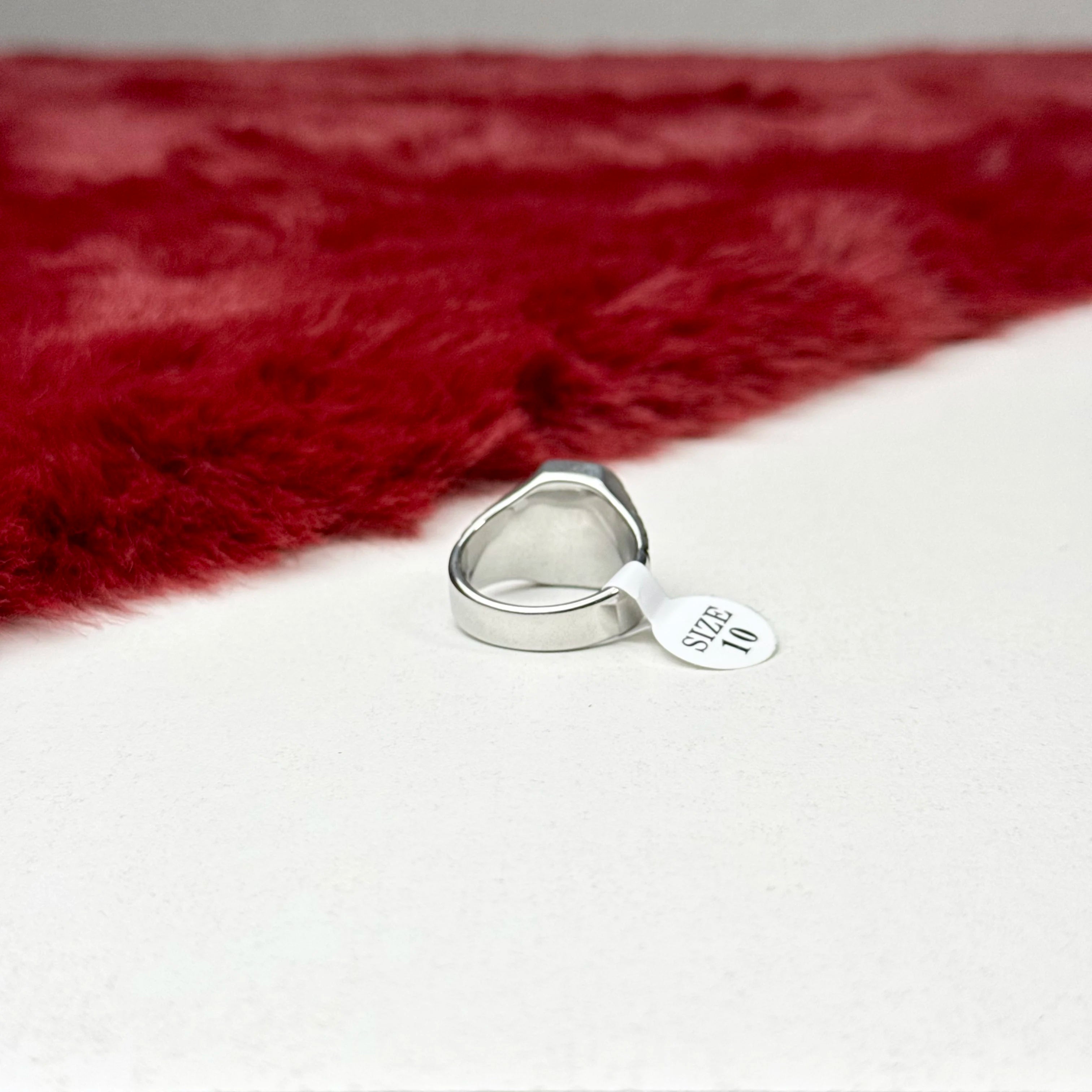 Brickwork Onyx Turkish ring