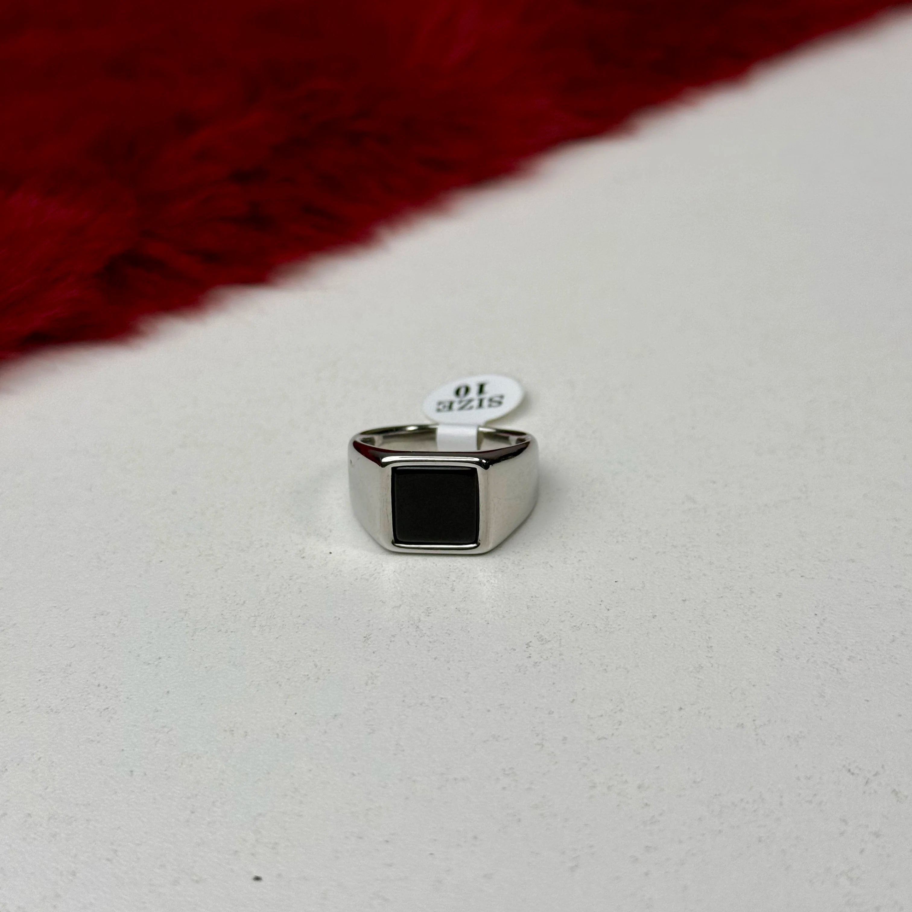 Modern Onyx Turkish ring
